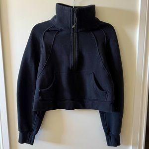 LULULEMON OVERSIZED FUNNEL NECK CROPPED SWEATER